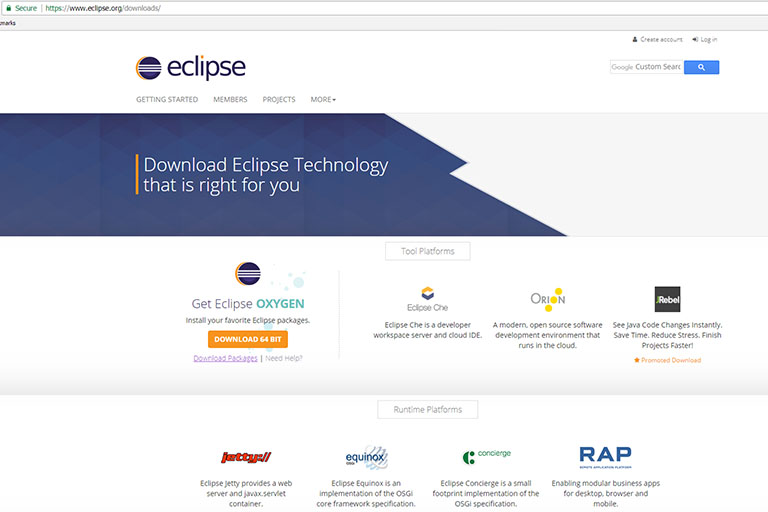 eclipse oxygen download