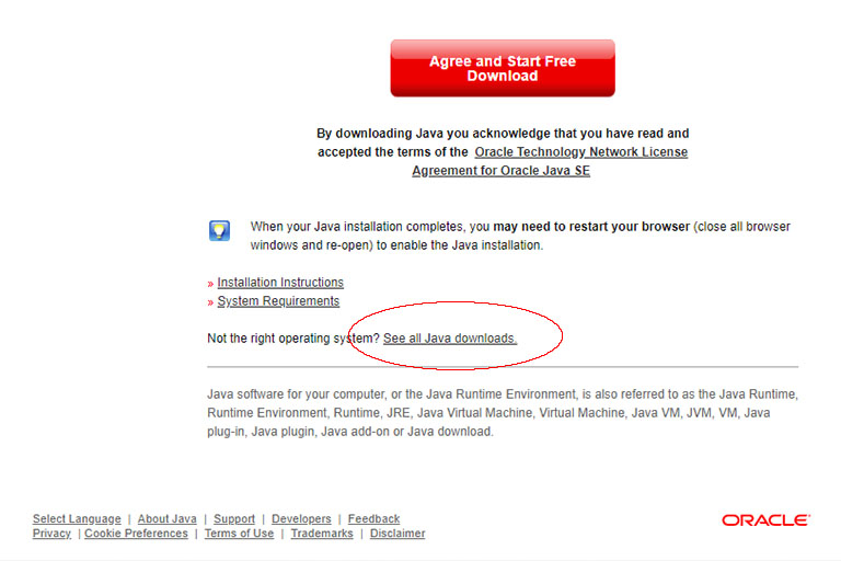 oracle java virtual machine free download