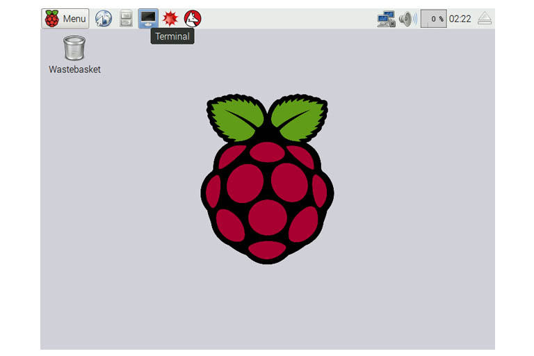 Raspbian GUI terminal icon